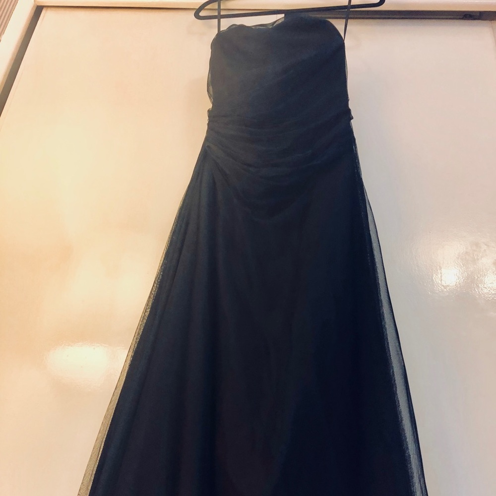 Vera Wang long black evening gown